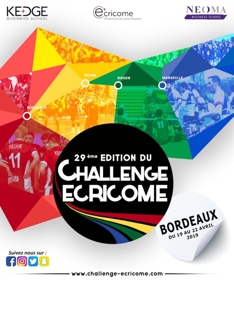 Affiche Challenge ECRICOME 2019